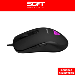 Mouse Optico Philips M223 Usb Wired Notebook Pc Gaming