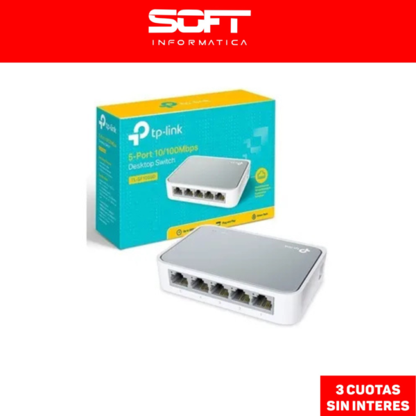 Switch 5 Puertos Tp-link Tl-sf1005d
