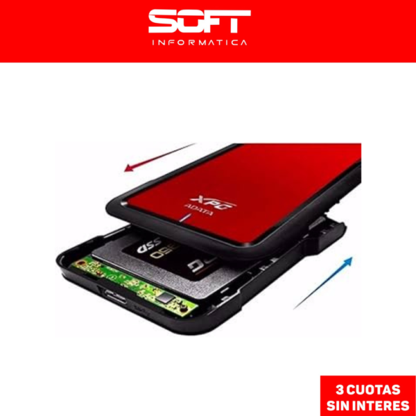 Carry Disk Adata Disco Notebook Sata 2.5 Usb 3.0 Ex500