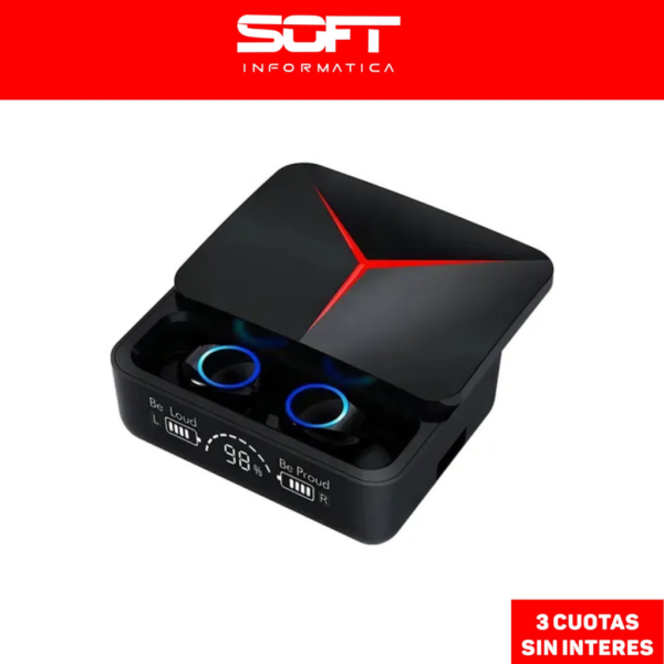 Auricular bluethooth con power bank m90