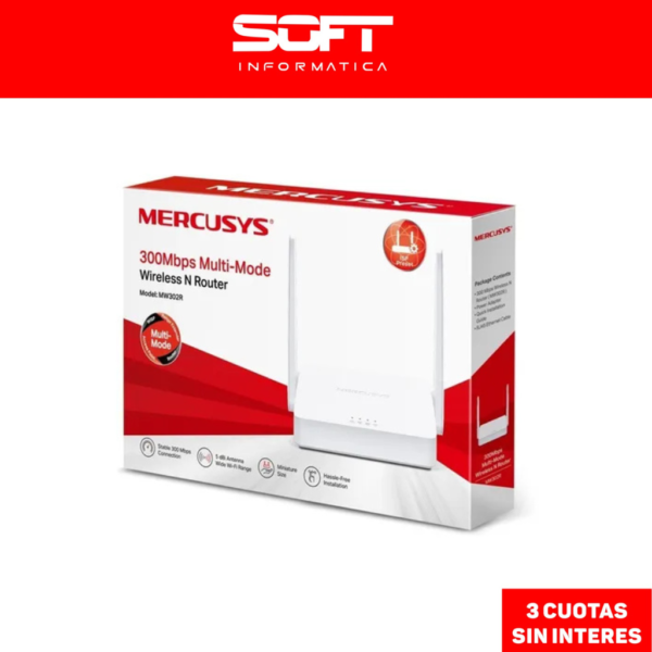 Router, Range Extender, Access Point, Wisp Mercusys Mw302r