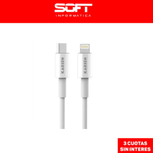 CABLE DATOS LIGHTNING A TIPO C KARSEN