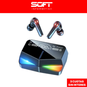 Auriculares in-ear gamer inalámbricos Alpina Gamer F30 Pro negro