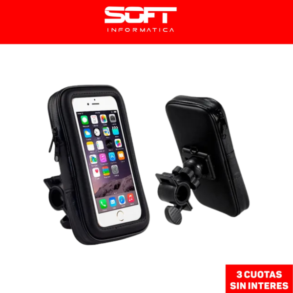 SOPORTE FUNDA CELULAR NETMAK NM-HC15 P/BICI IMPERMEABLE