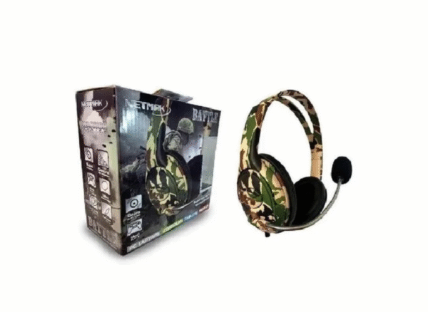 Auricular Ps4 Headset Gamer Play 4 Ps4 Mic Netmak Nm-Battle