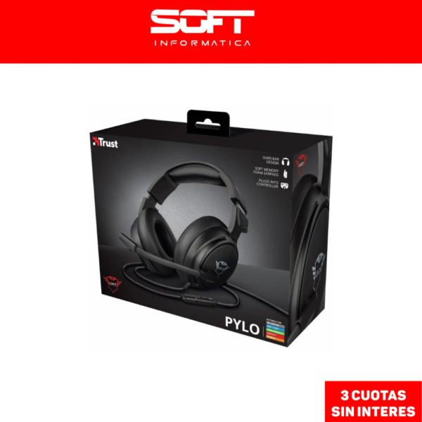 Auriculares Gaming GXT433K Pylo - TRUST