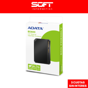 ADATA EC600 Carcasa externa para HDD/SSD de 2,5 pulgadas