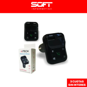 Transmisor FM Aitech Bluetooth